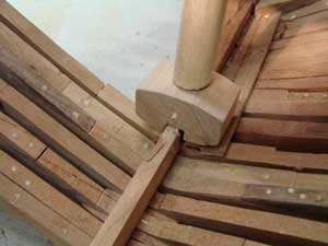 mizzen mast step or base